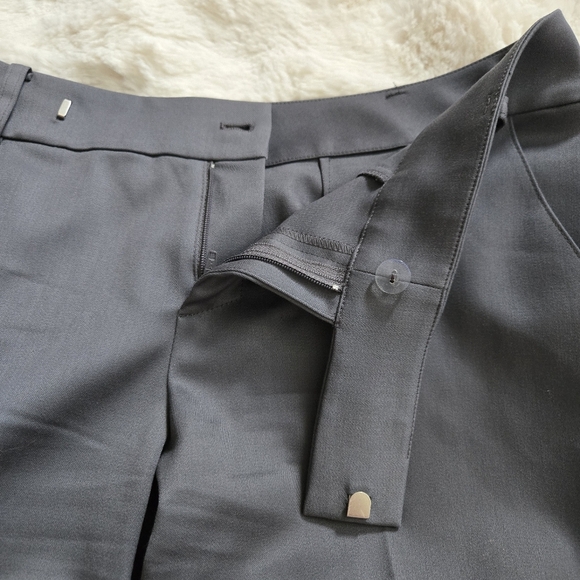 St. John Women's Straight Leg Pants Gray Size 2 - Picture 8 of 12